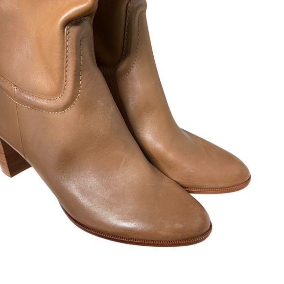 Alexandre Birman Brown Leather Heeled Knee High Boots Women Size EU 41 - Picture 3 of 12